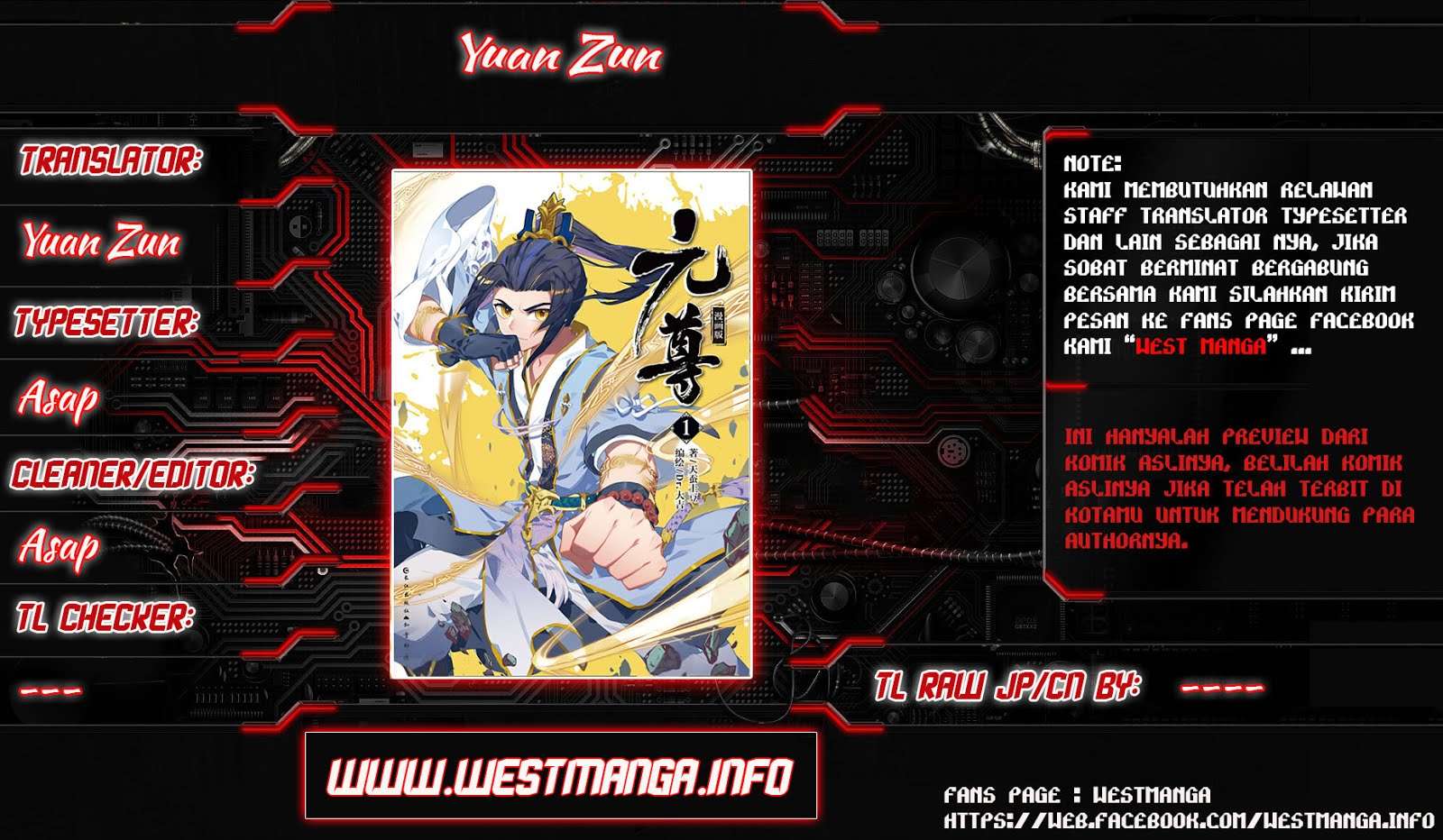 Baca Komik Yuan Zun Chapter 15 Gambar 1