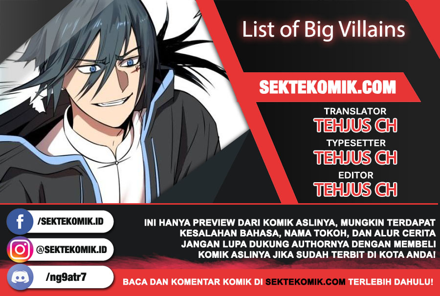 Baca Komik List of Big Villians Chapter 63 Gambar 1