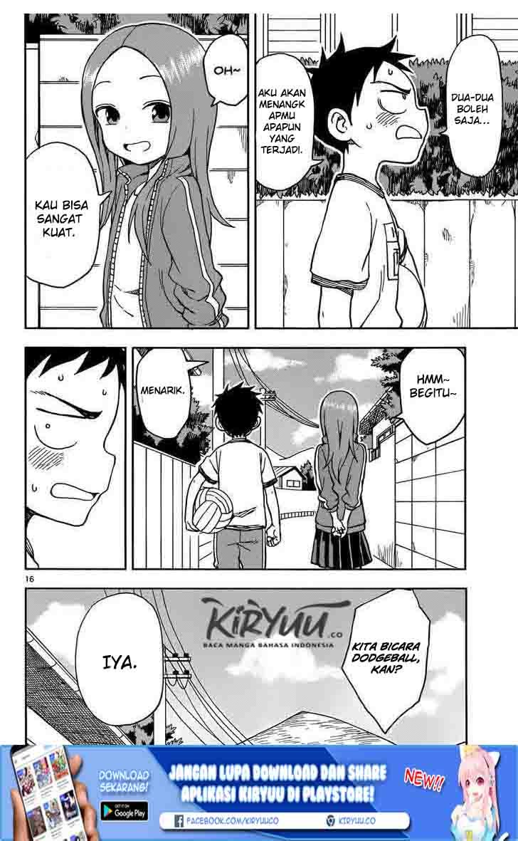 Karakai Jouzu no Takagi-san Chapter 75 Gambar 17