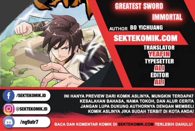 Baca Komik Greatest Sword Immortal Chapter 33.1 Gambar 1