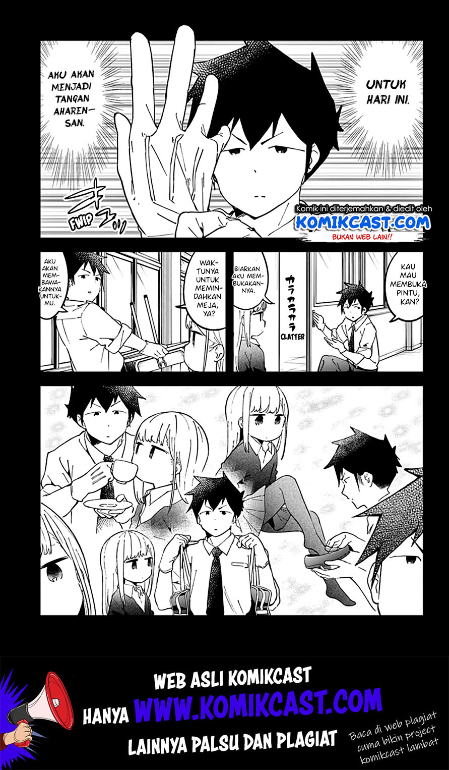 Aharen-san wa Hakarenai Chapter 35 Gambar 11