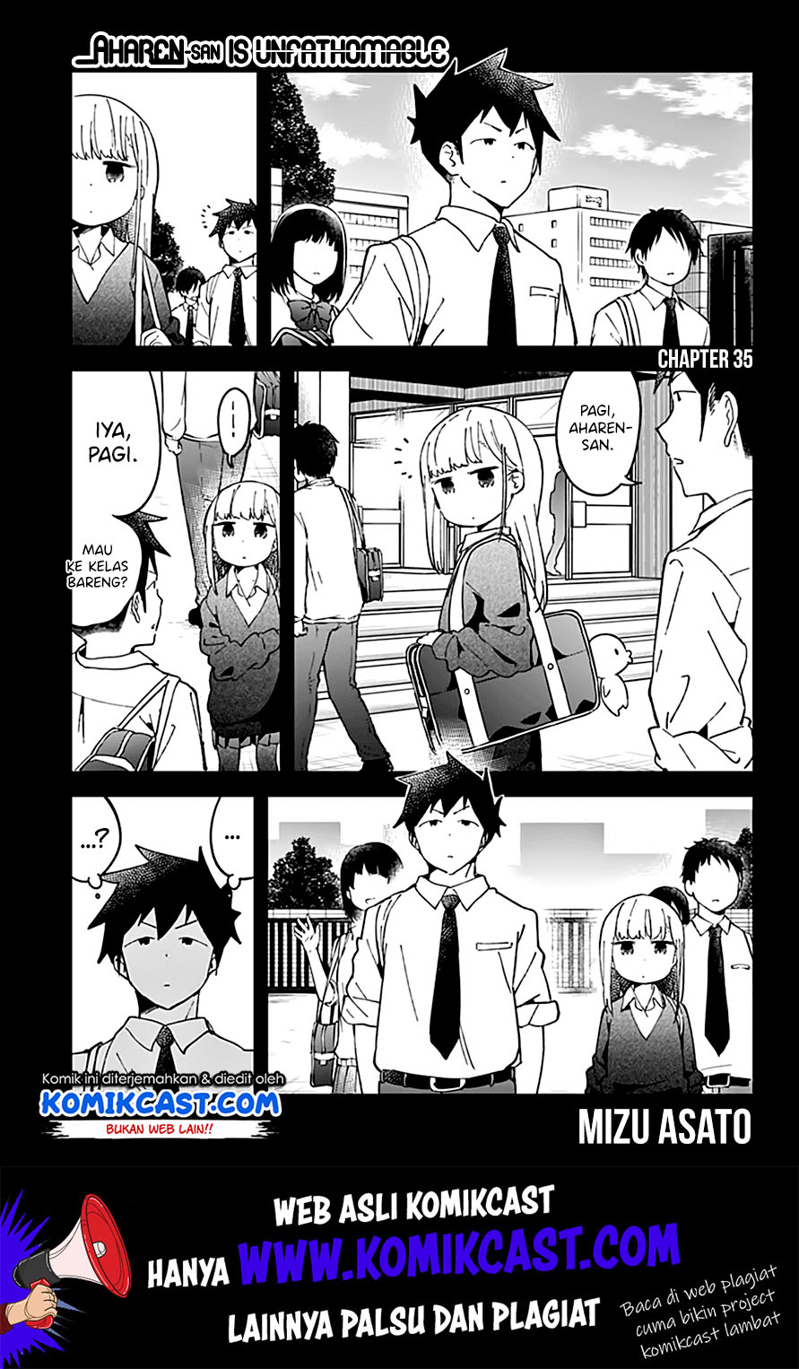 Aharen-san wa Hakarenai Chapter 35 Gambar 3