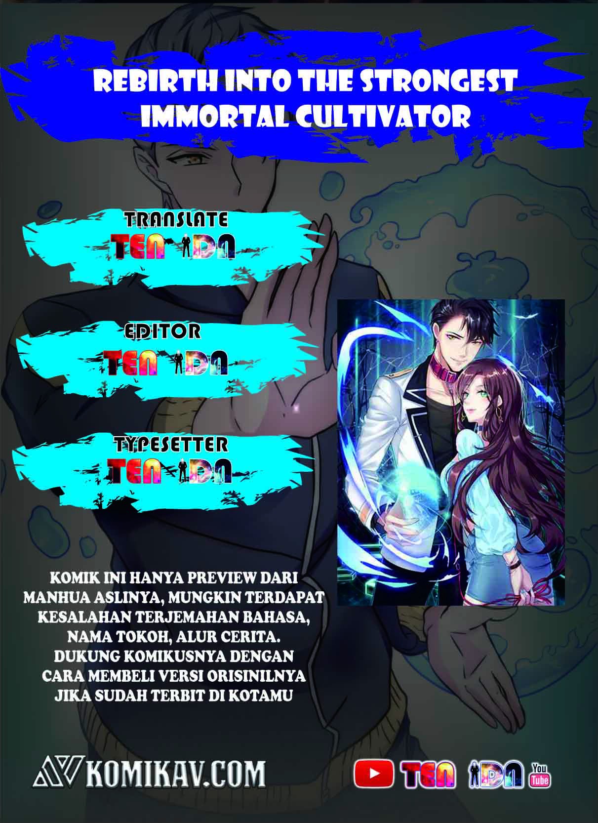 Baca Komik Rebirth Into the Strongest Immortal Cultivator Chapter 00 Gambar 1