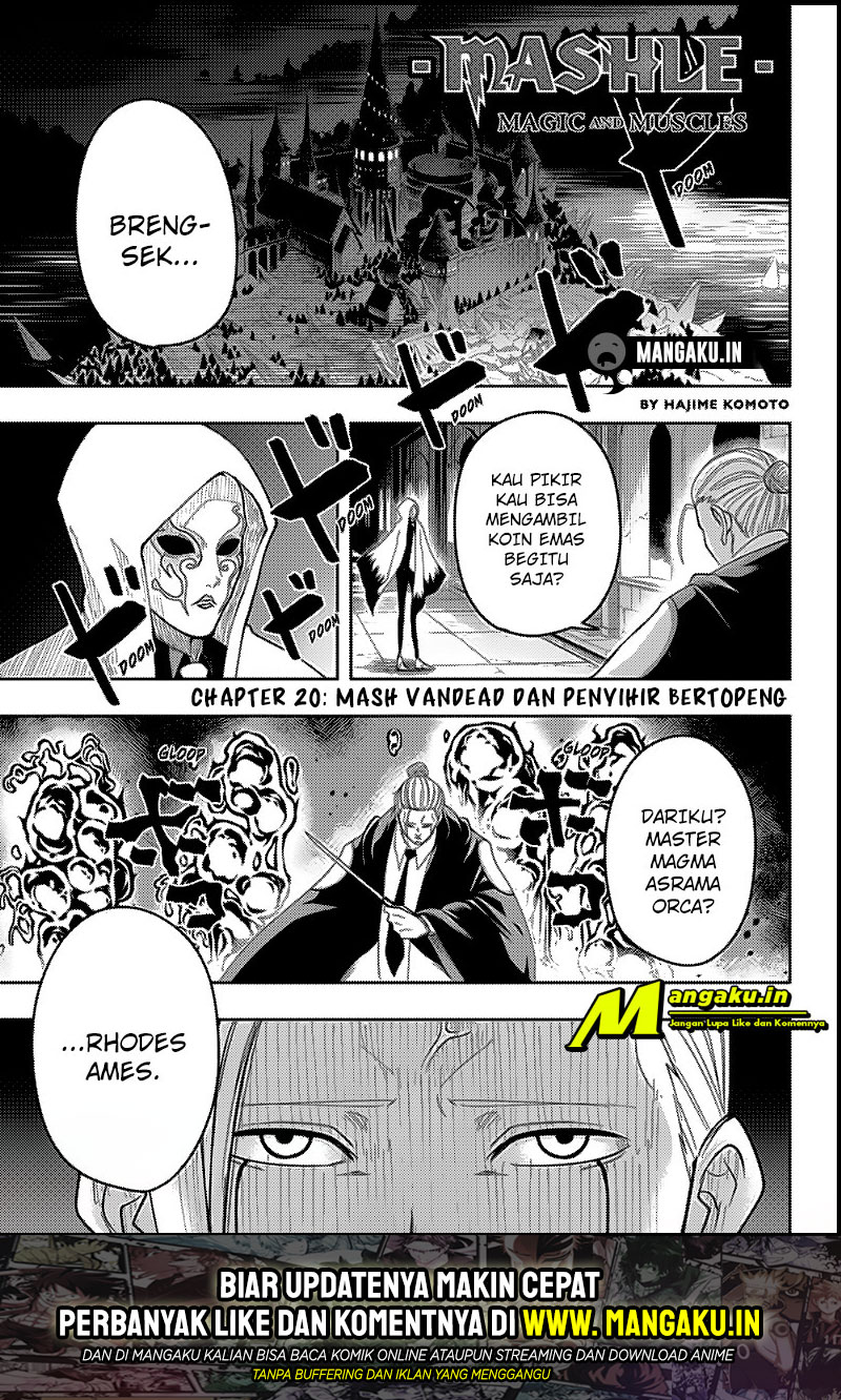 Baca Manga Mashle: Magic and Muscles Chapter 20 Gambar 2