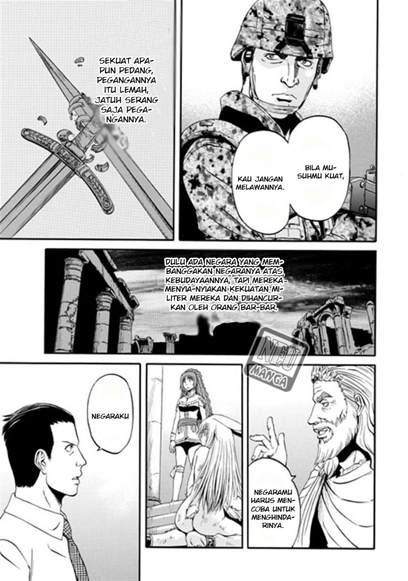 Gate – Jietai Kare no Chi nite Kaku Tatakeri Chapter 35 Gambar 18