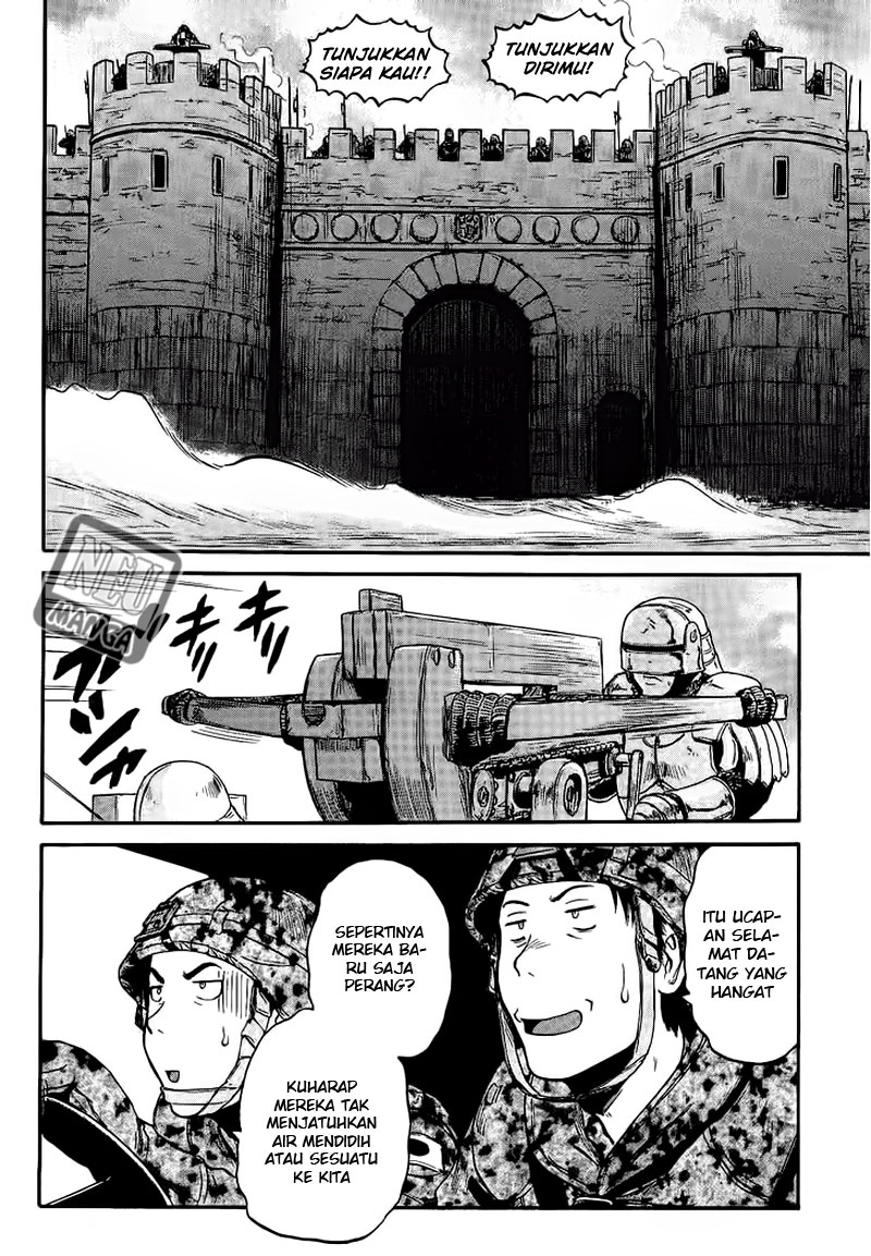 Gate – Jietai Kare no Chi nite Kaku Tatakeri Chapter 9 Gambar 23