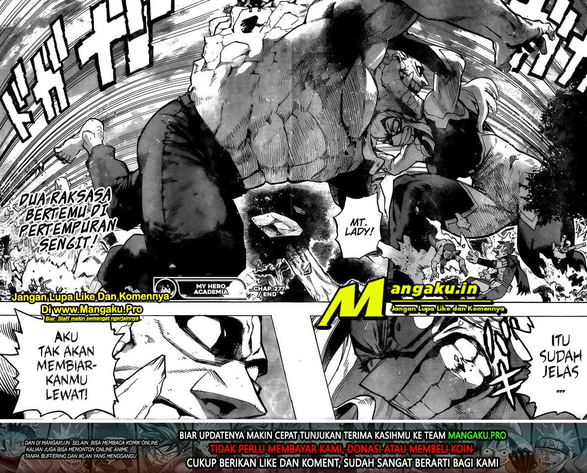 Boku no Hero Academia Chapter 277 Gambar 18