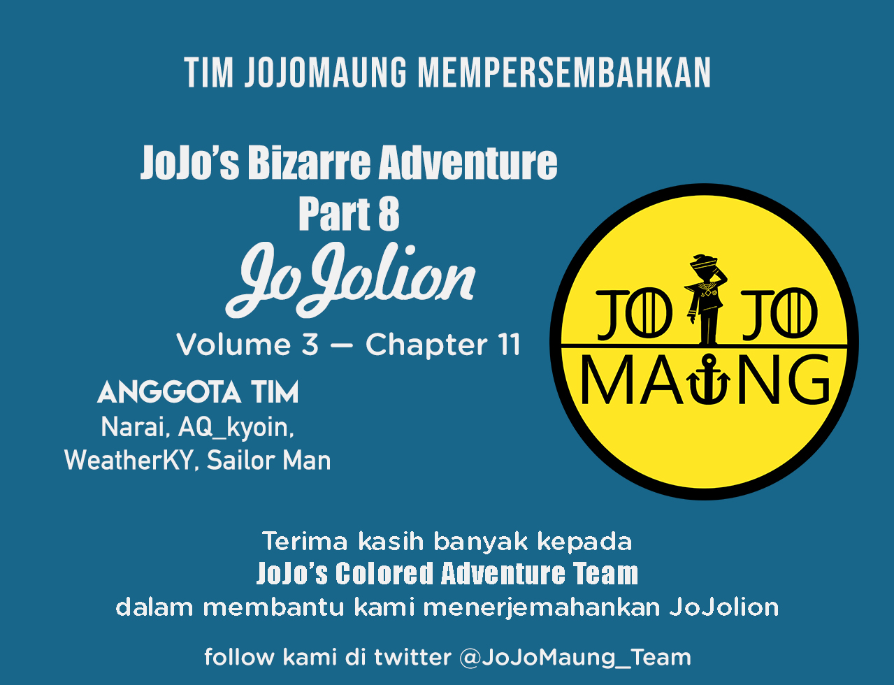 Jojo no Kimyou na Bouken – Jojorion Chapter 11 Gambar 32