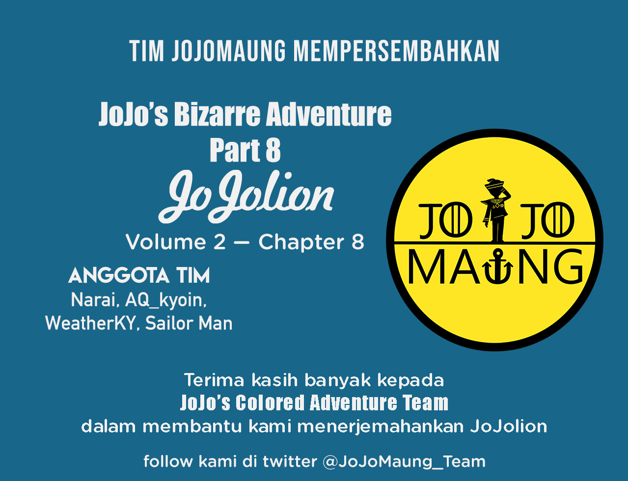 Jojo no Kimyou na Bouken – Jojorion Chapter 8 Gambar 44