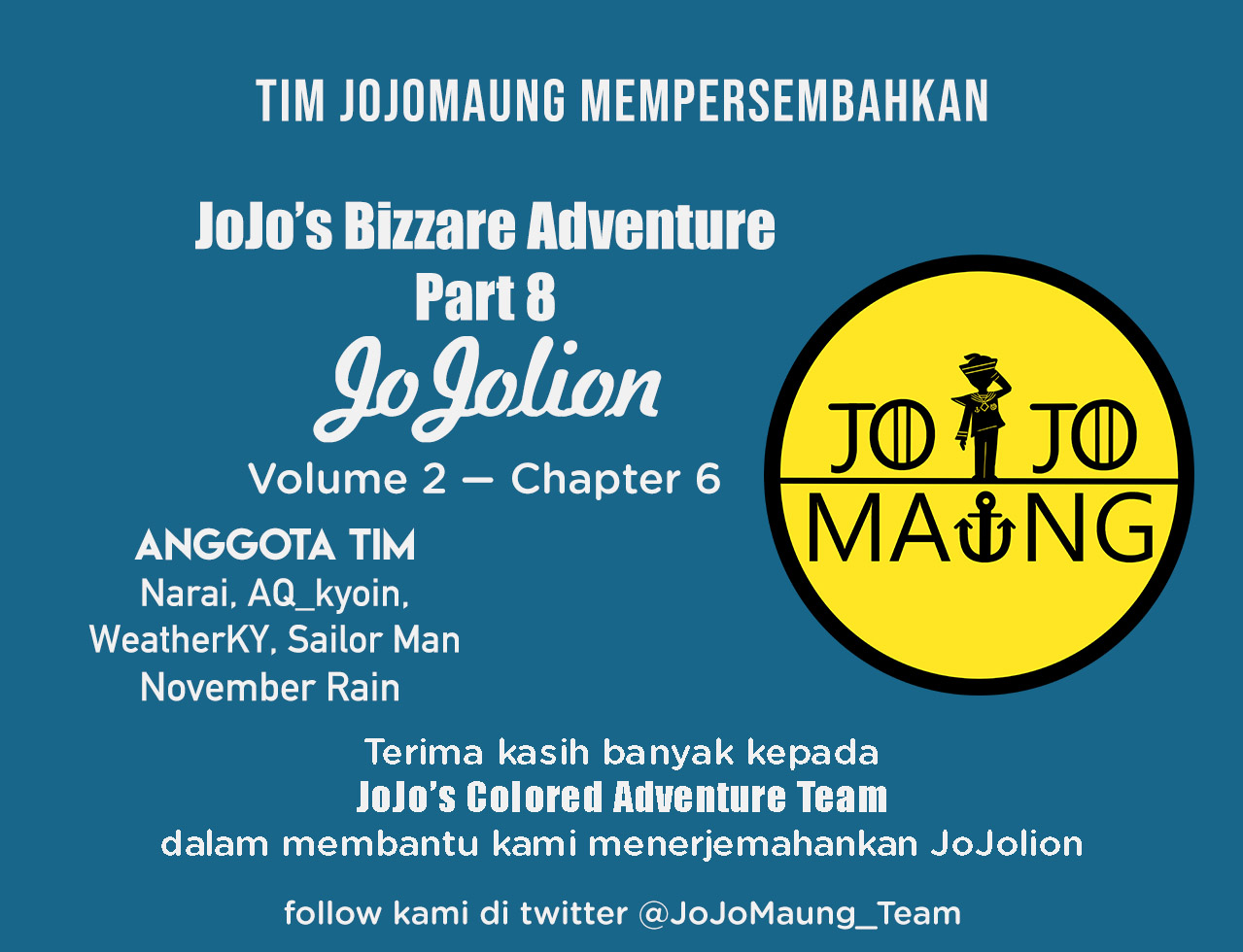 Jojo no Kimyou na Bouken – Jojorion Chapter 6 Gambar 51