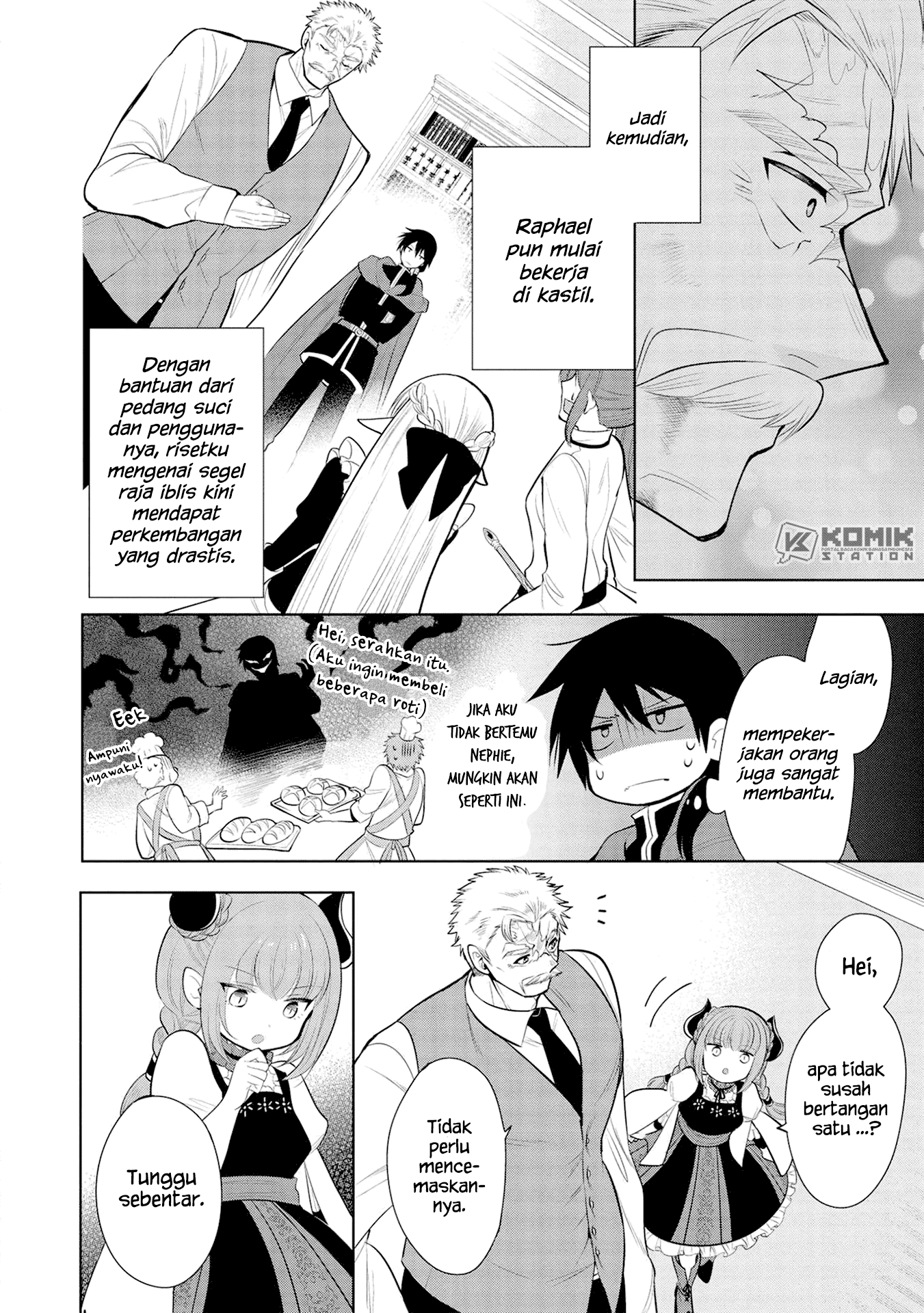 Maou no Ore ga Dorei Elf wo Yome ni Shitanda ga, Dou Medereba Ii? Chapter 24 Gambar 16