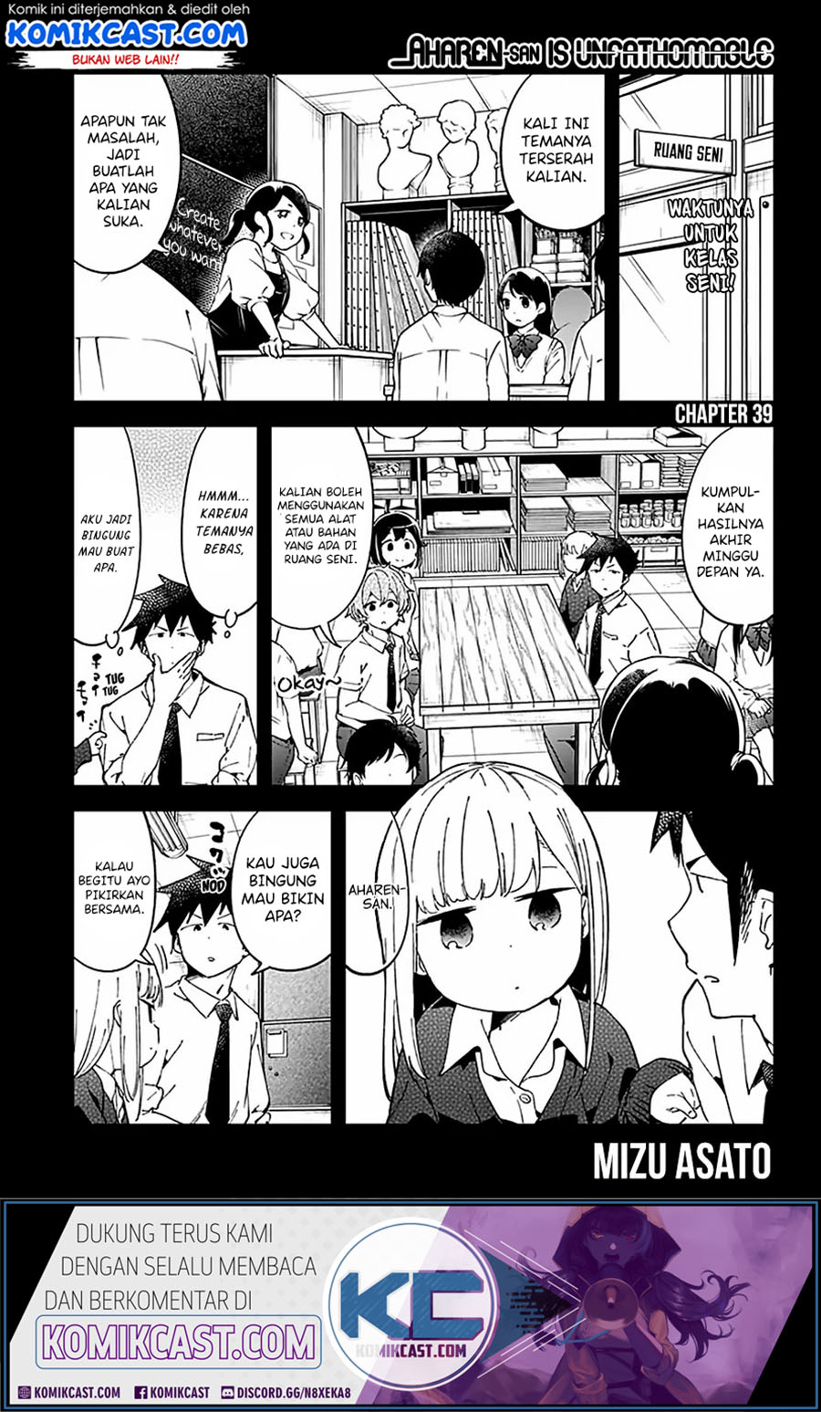 Aharen-san wa Hakarenai Chapter 39 Gambar 3