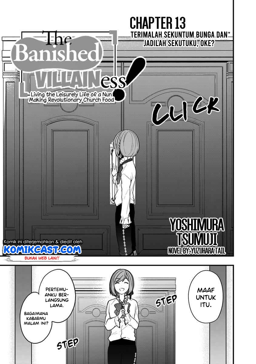 Baca Manga The Banished Villainess! Living the Leisurely Life of a Nun Making Revolutionary Church Food Chapter 13 Gambar 2