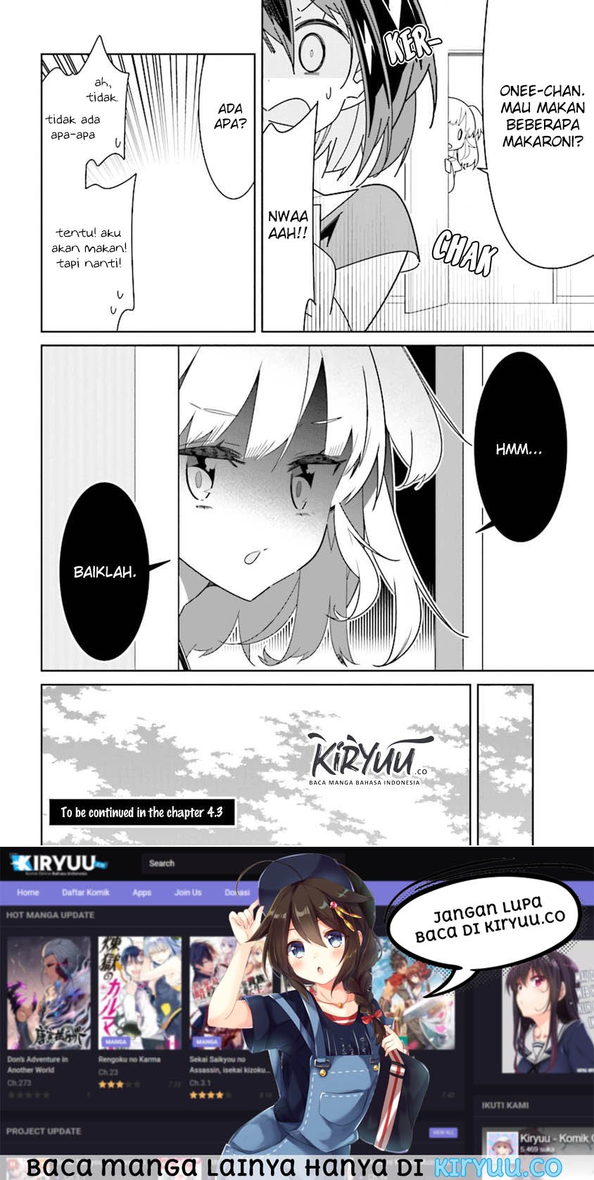 All of Humanity is Yuri Except For Me Chapter 4.2 Gambar 12