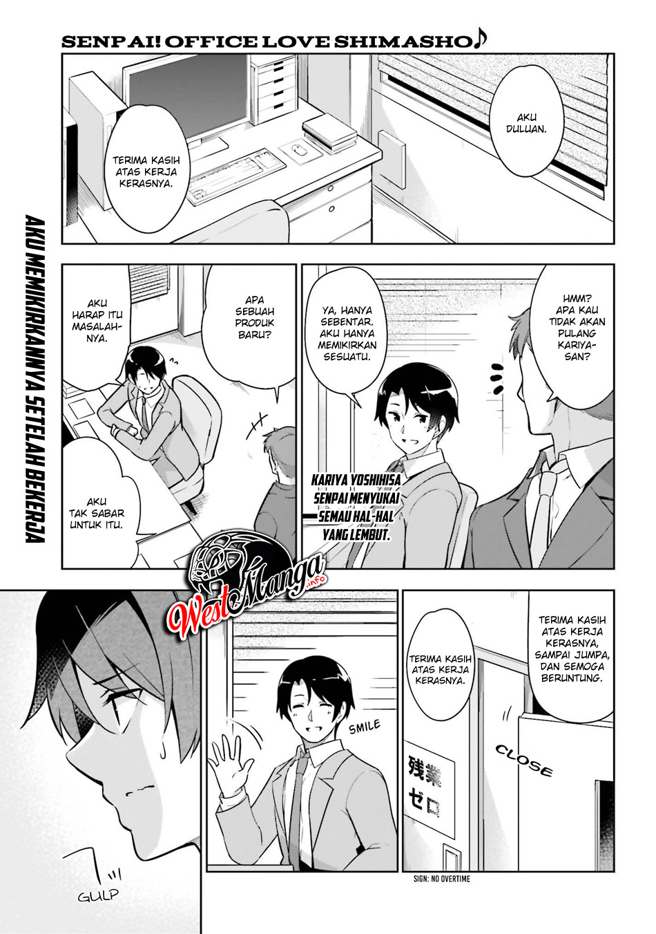 Baca Manga Senpai! Let's Have an Office Romance ♪ Chapter 2 Gambar 2