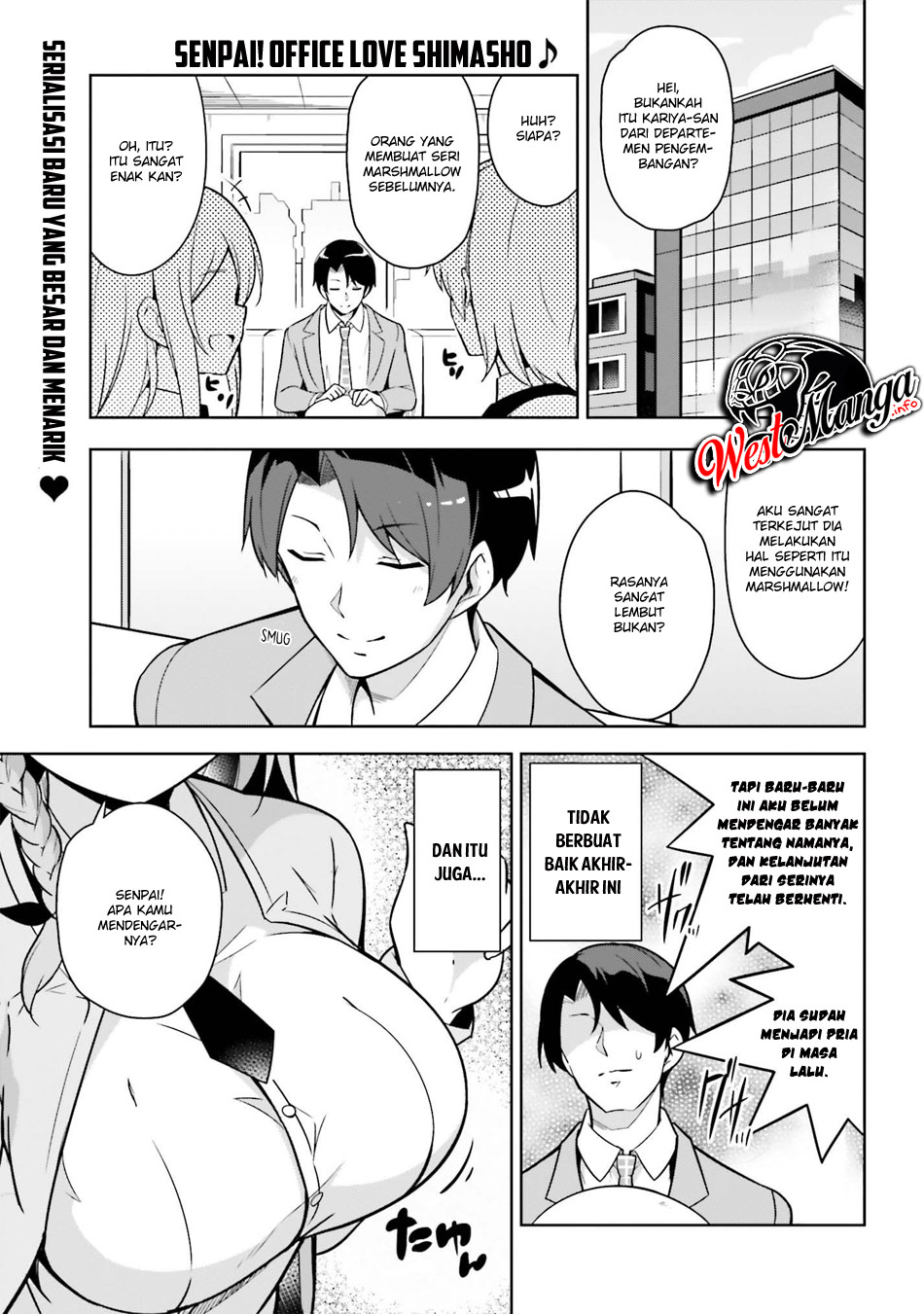 Baca Manga Senpai! Let's Have an Office Romance ♪ Chapter 1 Gambar 2