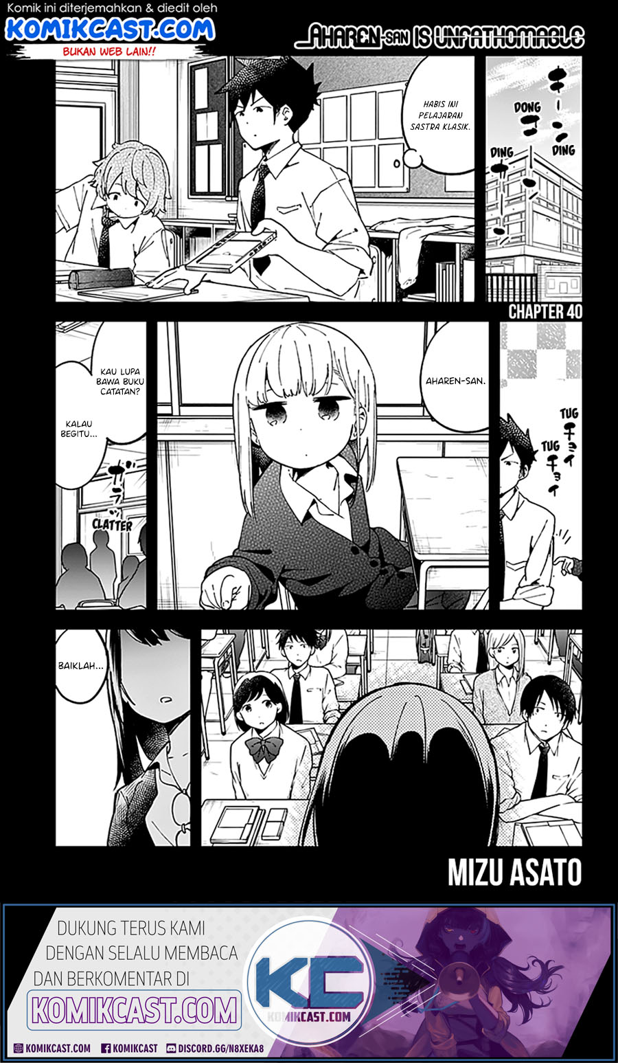 Aharen-san wa Hakarenai Chapter 40 Gambar 3