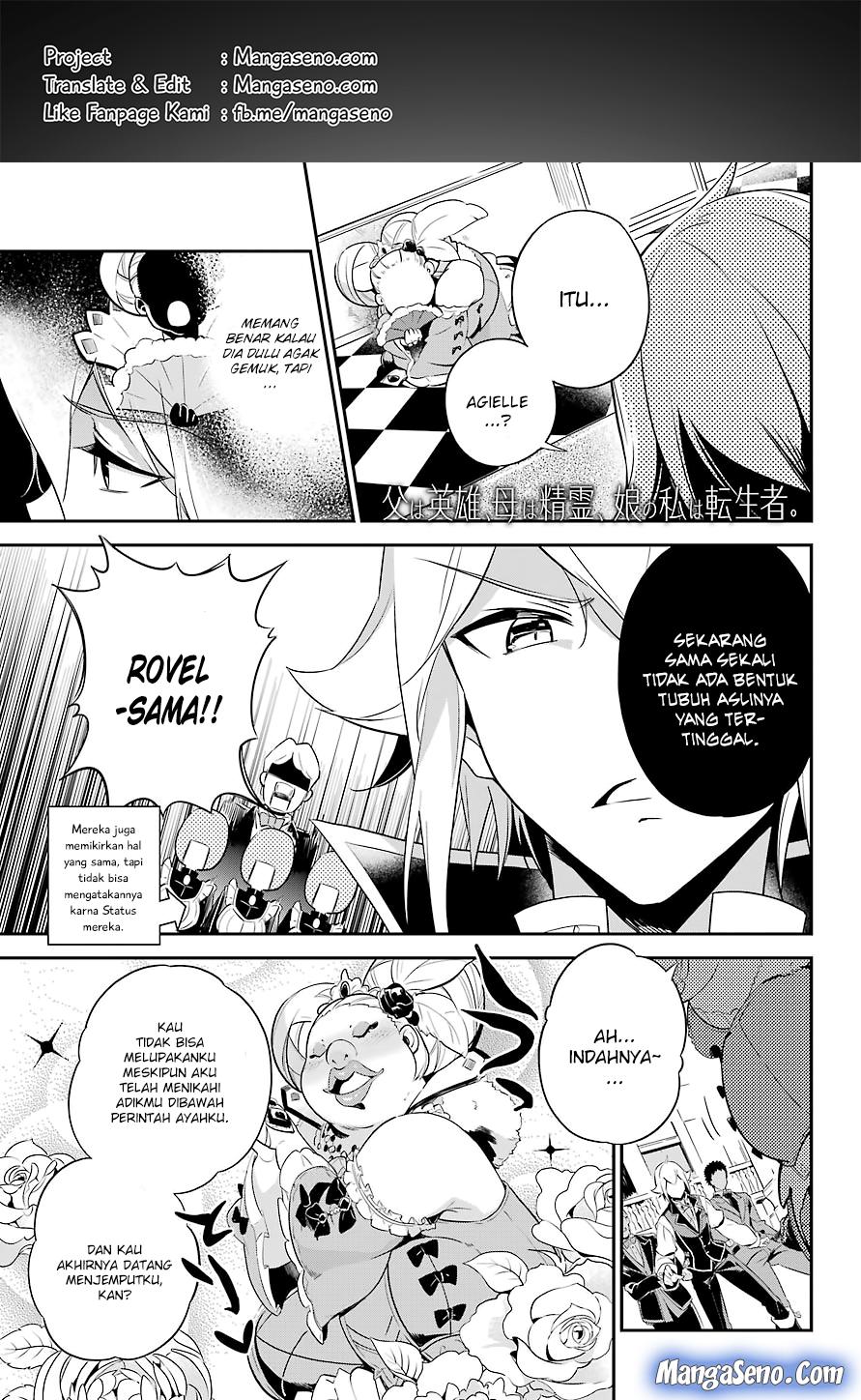 Baca Komik Chichi wa Eiyuu, Haha wa Seirei, Musume no Watashi wa Tenseisha Chapter 3 Gambar 1