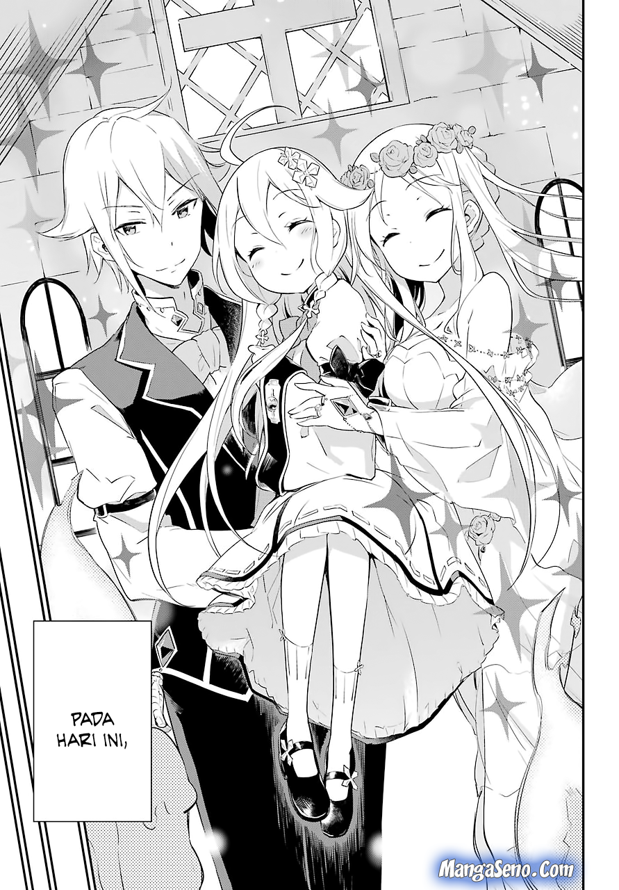 Chichi wa Eiyuu, Haha wa Seirei, Musume no Watashi wa Tenseisha Chapter 1 Gambar 33