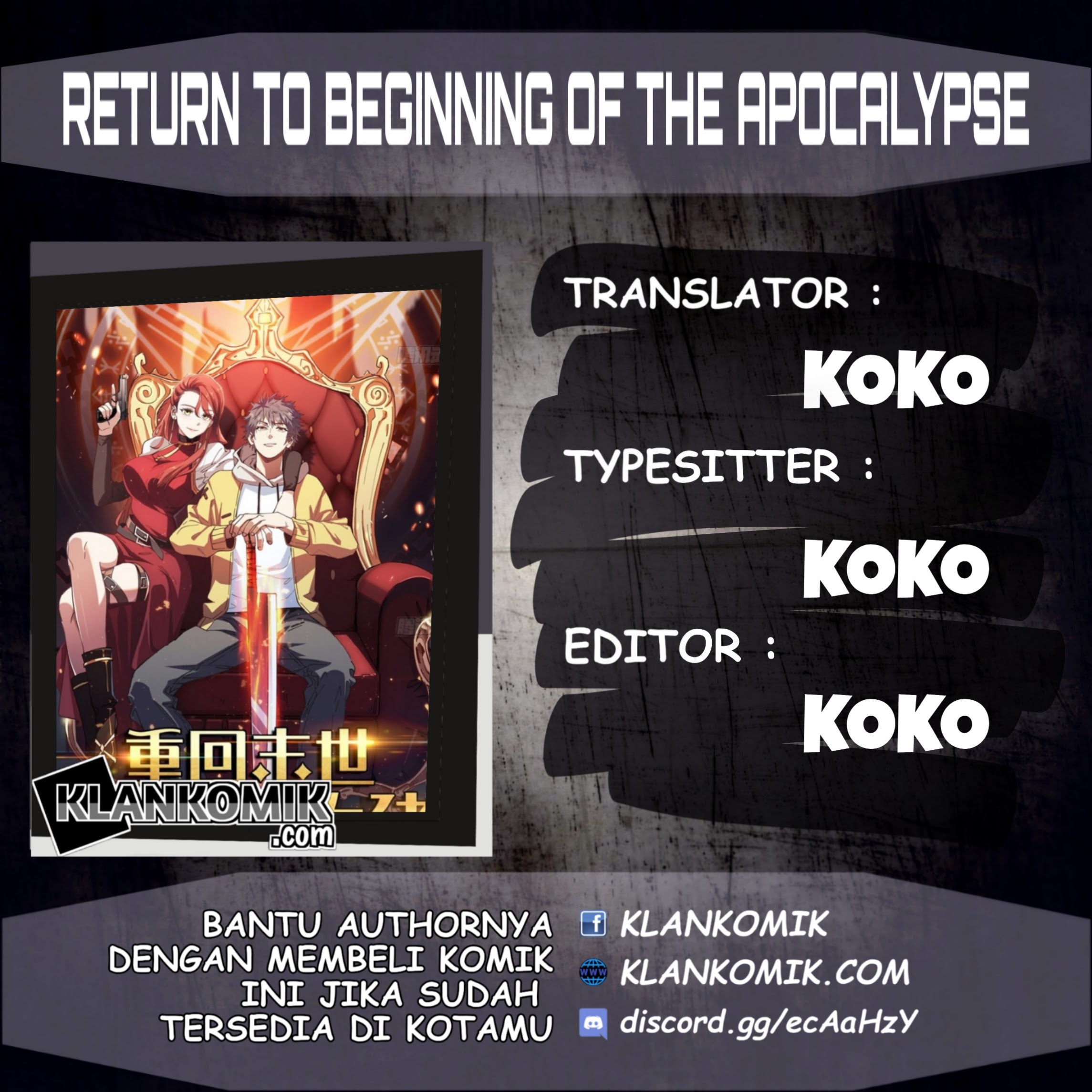 Baca Komik Return To Beginning Of The Apocalypse Chapter 36 Gambar 1