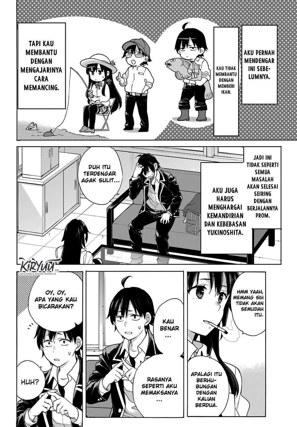 Yahari Ore no Seishun Love Comedy wa Machigatteiru.: Monologue Chapter 76 Gambar 14