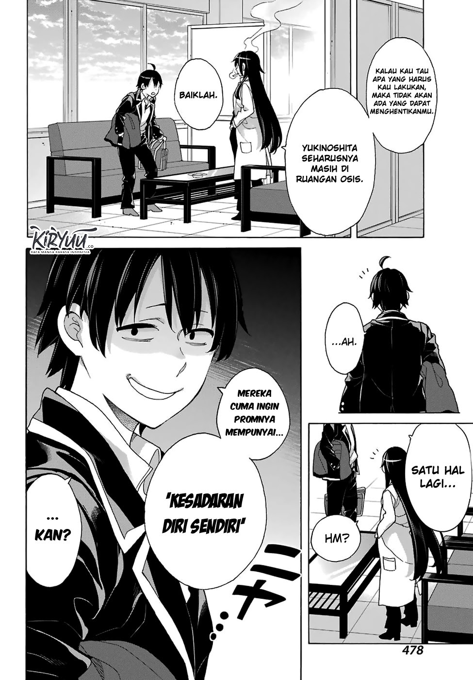 Yahari Ore no Seishun Love Comedy wa Machigatteiru.: Monologue Chapter 76 Gambar 18