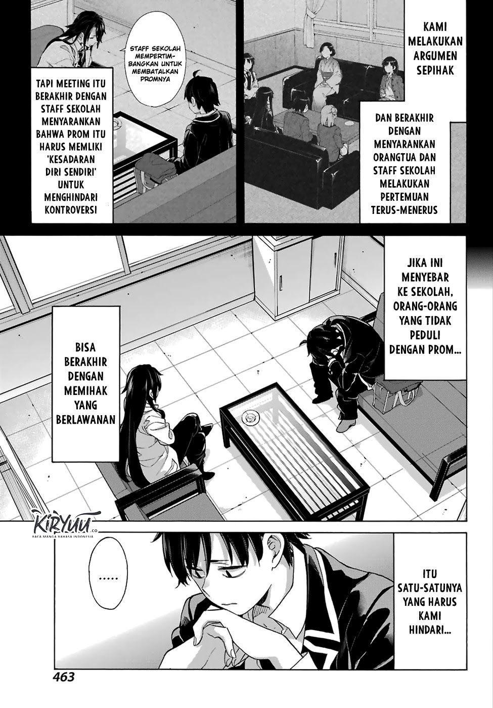 Yahari Ore no Seishun Love Comedy wa Machigatteiru.: Monologue Chapter 76 Gambar 3