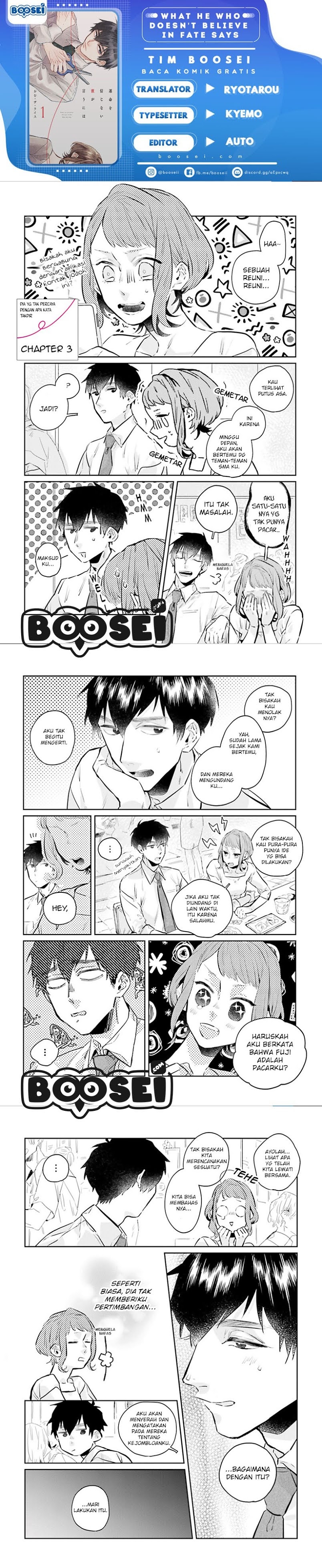 Baca Komik Unmei wo shinjinai kare ga iuniwa Chapter 3 Gambar 1