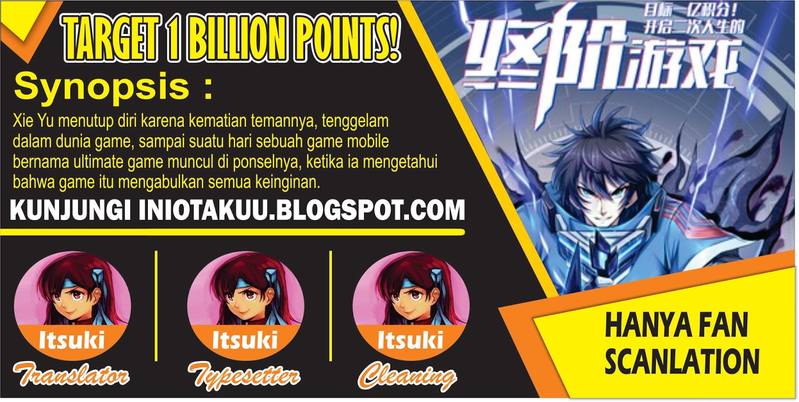 Baca Komik Target 1 billion points! Open the ultimate game of second life! Chapter 1.3 Gambar 1