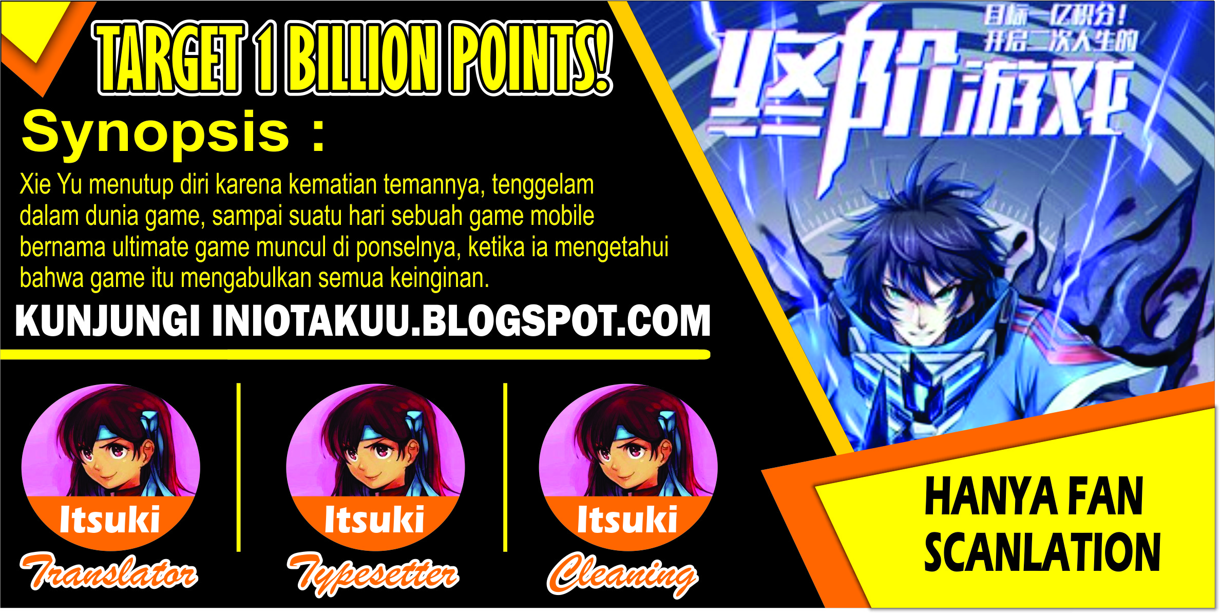 Baca Komik Target 1 billion points! Open the ultimate game of second life! Chapter 1.2 Gambar 1