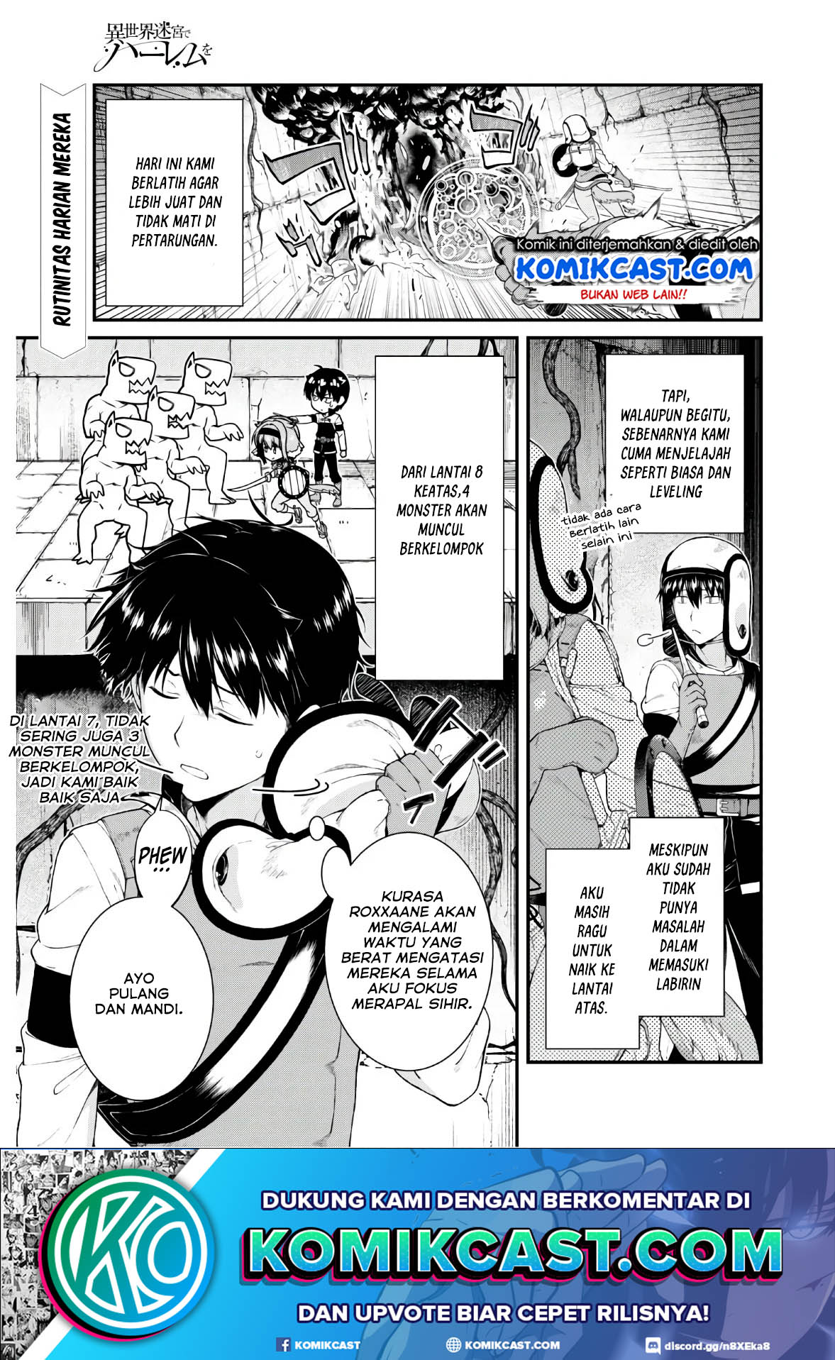 Baca Manga Isekai Meikyuu de Harem wo Chapter 36 Gambar 2