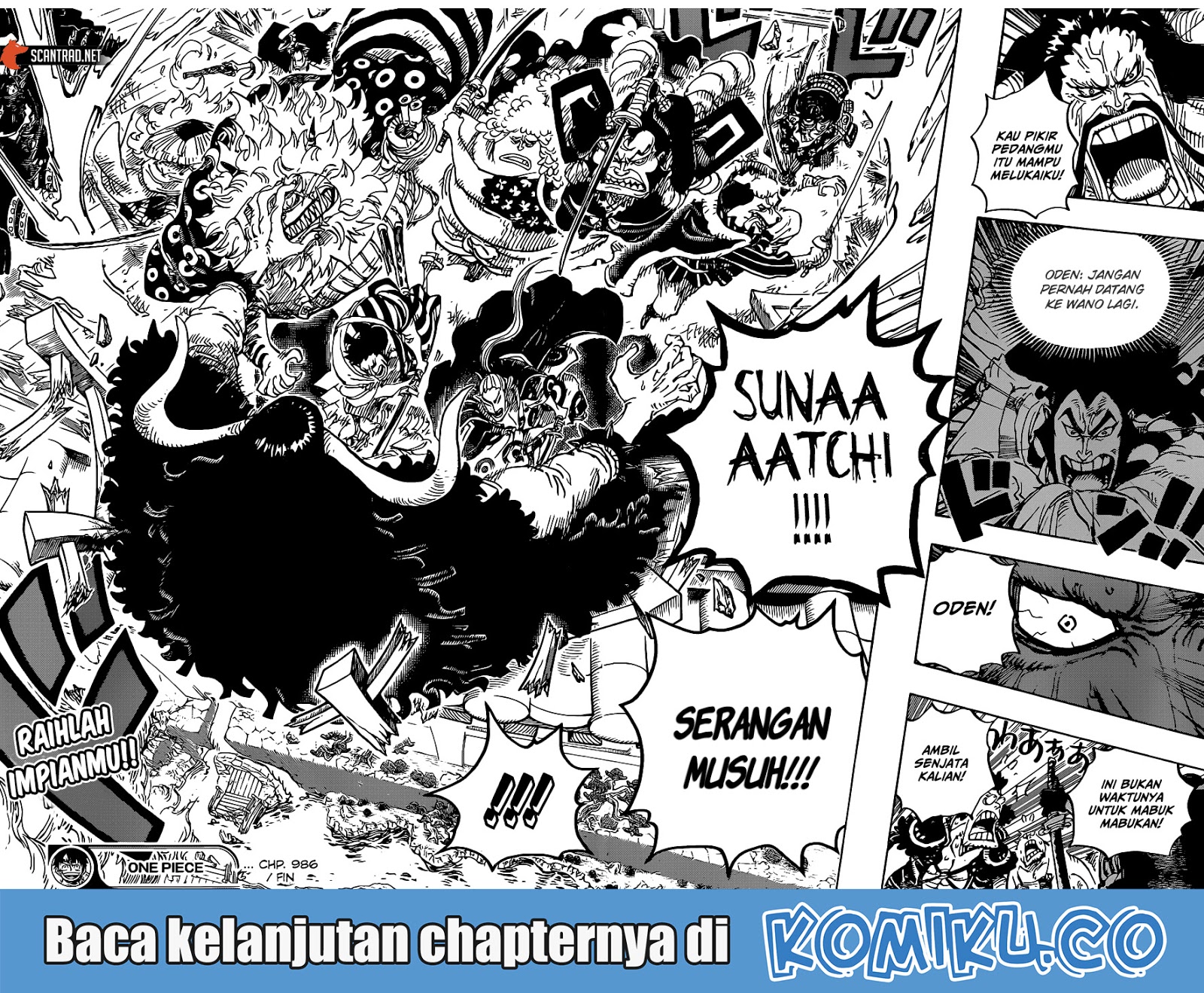 One Piece Chapter 986 Gambar 16