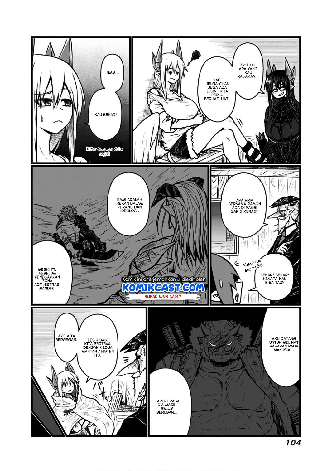 Musuko ga Kawaikute Shikataganai Mazoku no Hahaoya Chapter 88 Gambar 6