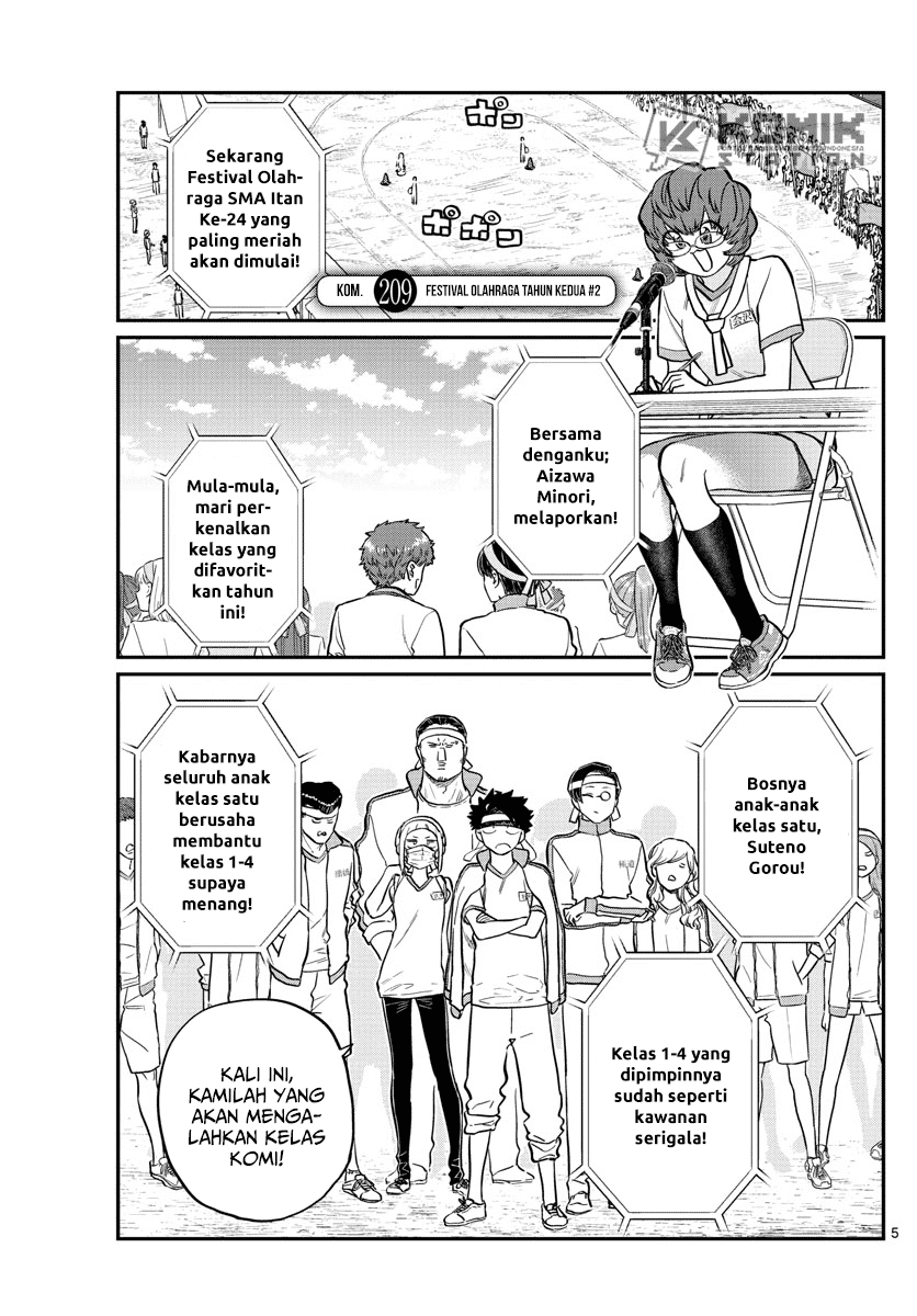 Baca Manga Komi-san wa Komyushou Desu Chapter 209 Gambar 2