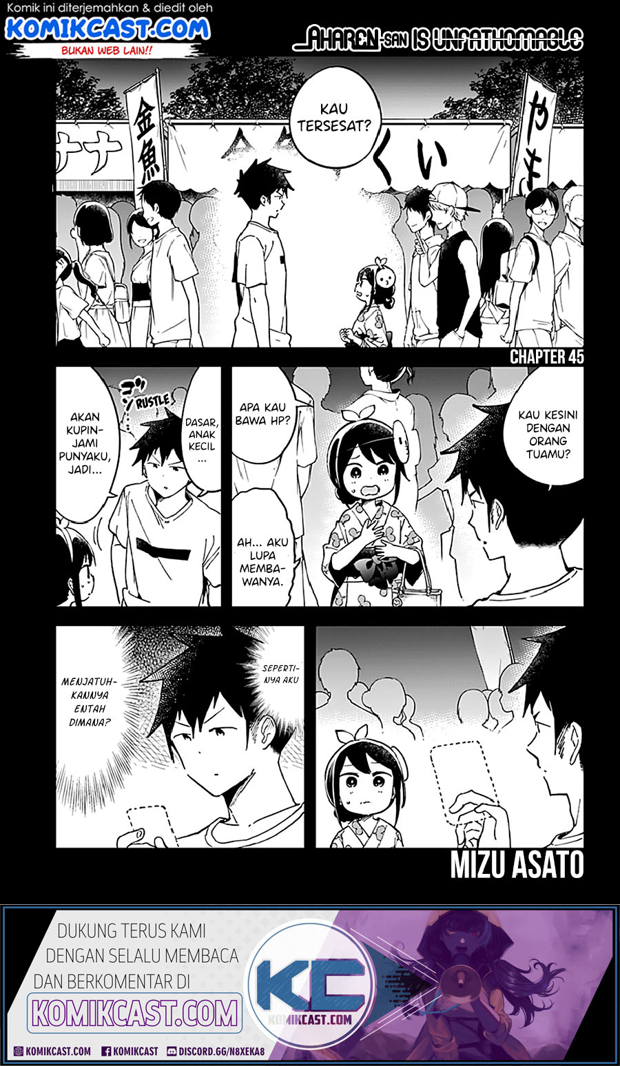 Aharen-san wa Hakarenai Chapter 45 Gambar 3