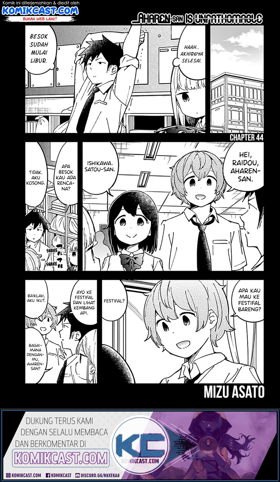 Aharen-san wa Hakarenai Chapter 44 Gambar 3