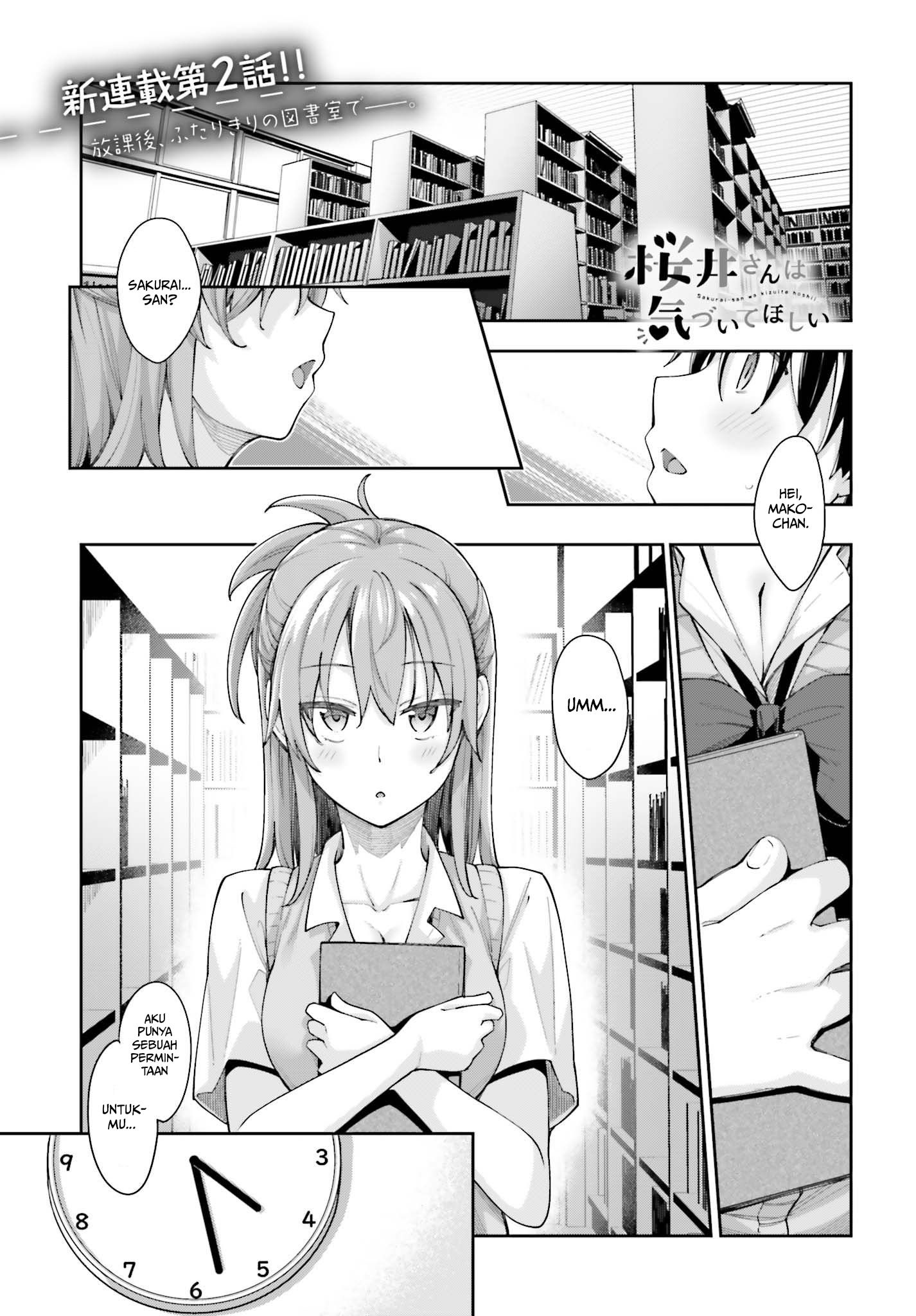 Baca Komik Sakurai-san Wants To Be Noticed Chapter 2 Gambar 1