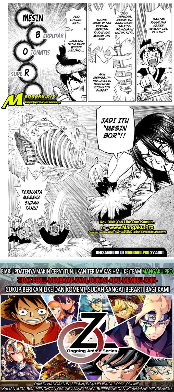 Dr. Stone Chapter 161 Gambar 19