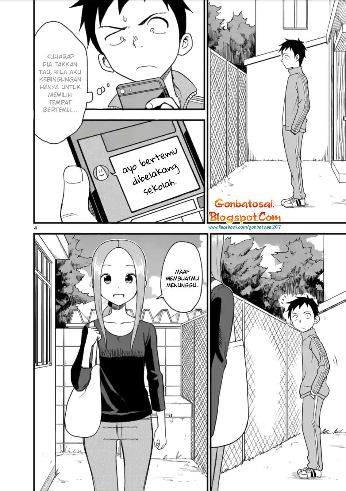 Karakai Jouzu no (Moto) Takagi-san Chapter 42 Gambar 5