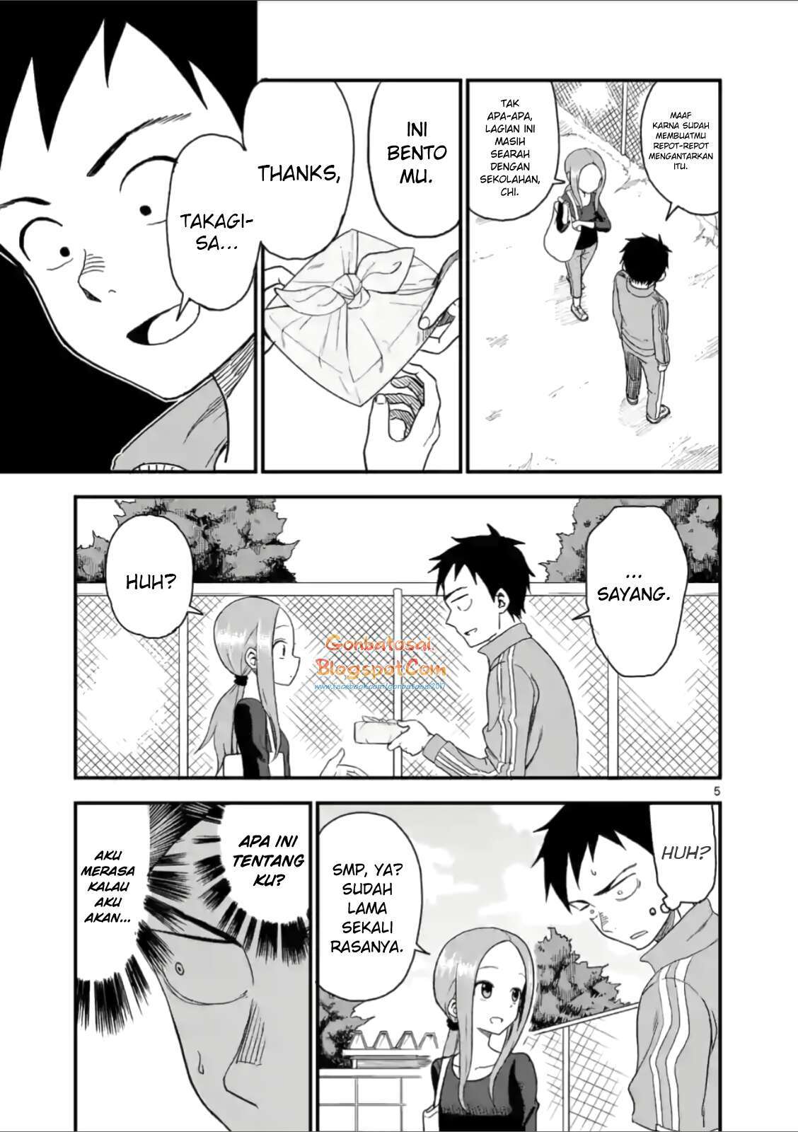 Karakai Jouzu no (Moto) Takagi-san Chapter 42 Gambar 6