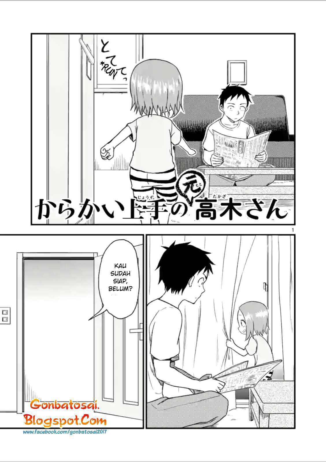 Baca Manga Karakai Jouzu no (Moto) Takagi-san Chapter 41 Gambar 2