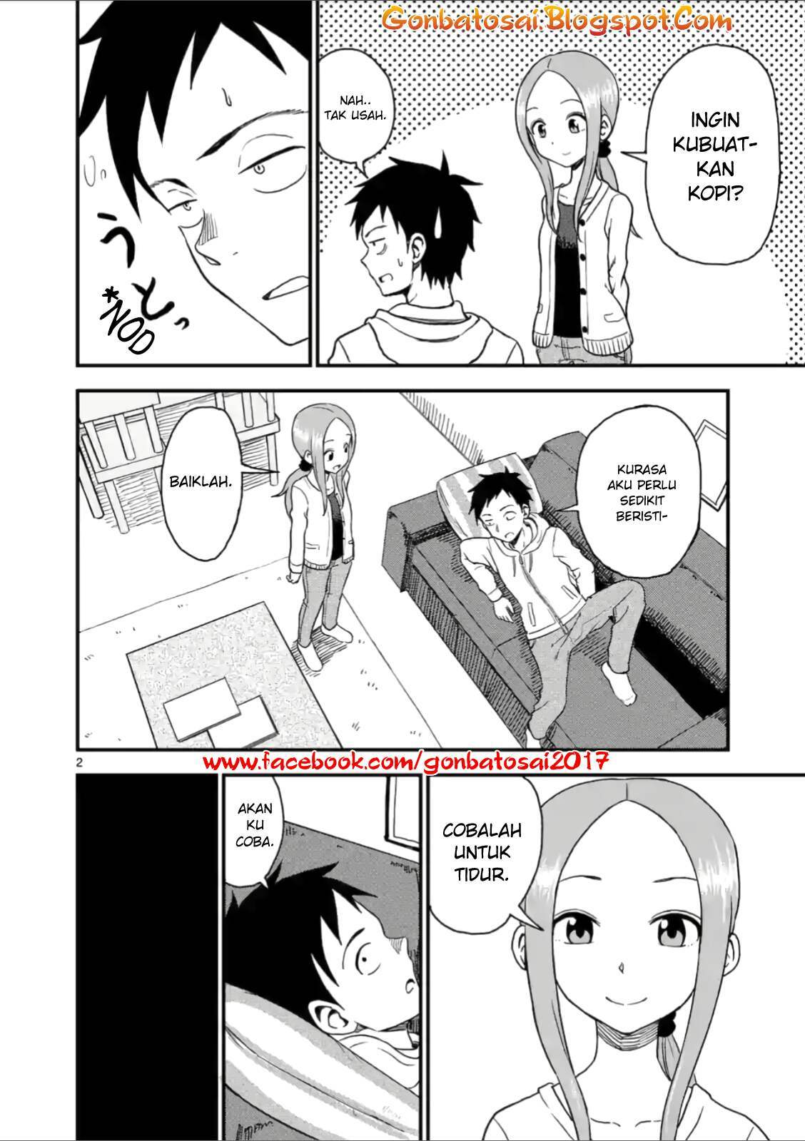 Baca Manga Karakai Jouzu no (Moto) Takagi-san Chapter 32 Gambar 2