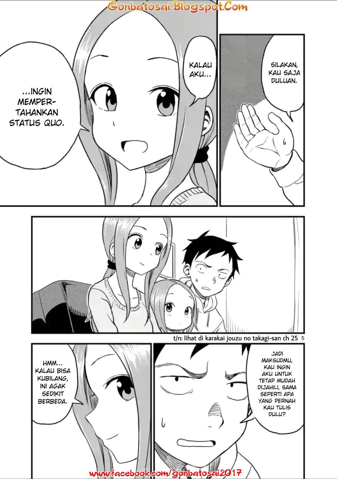 Karakai Jouzu no (Moto) Takagi-san Chapter 26 Gambar 7