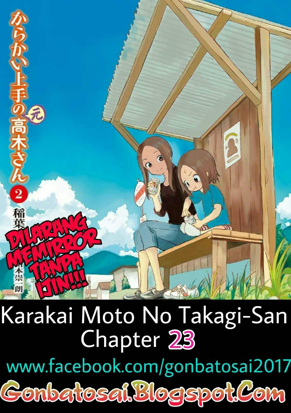 Baca Komik Karakai Jouzu no (Moto) Takagi-san Chapter 23 Gambar 1