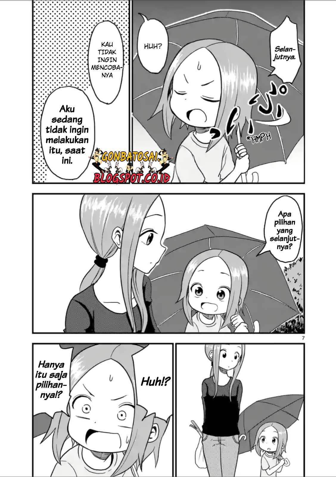 Karakai Jouzu no (Moto) Takagi-san Chapter 20 Gambar 8