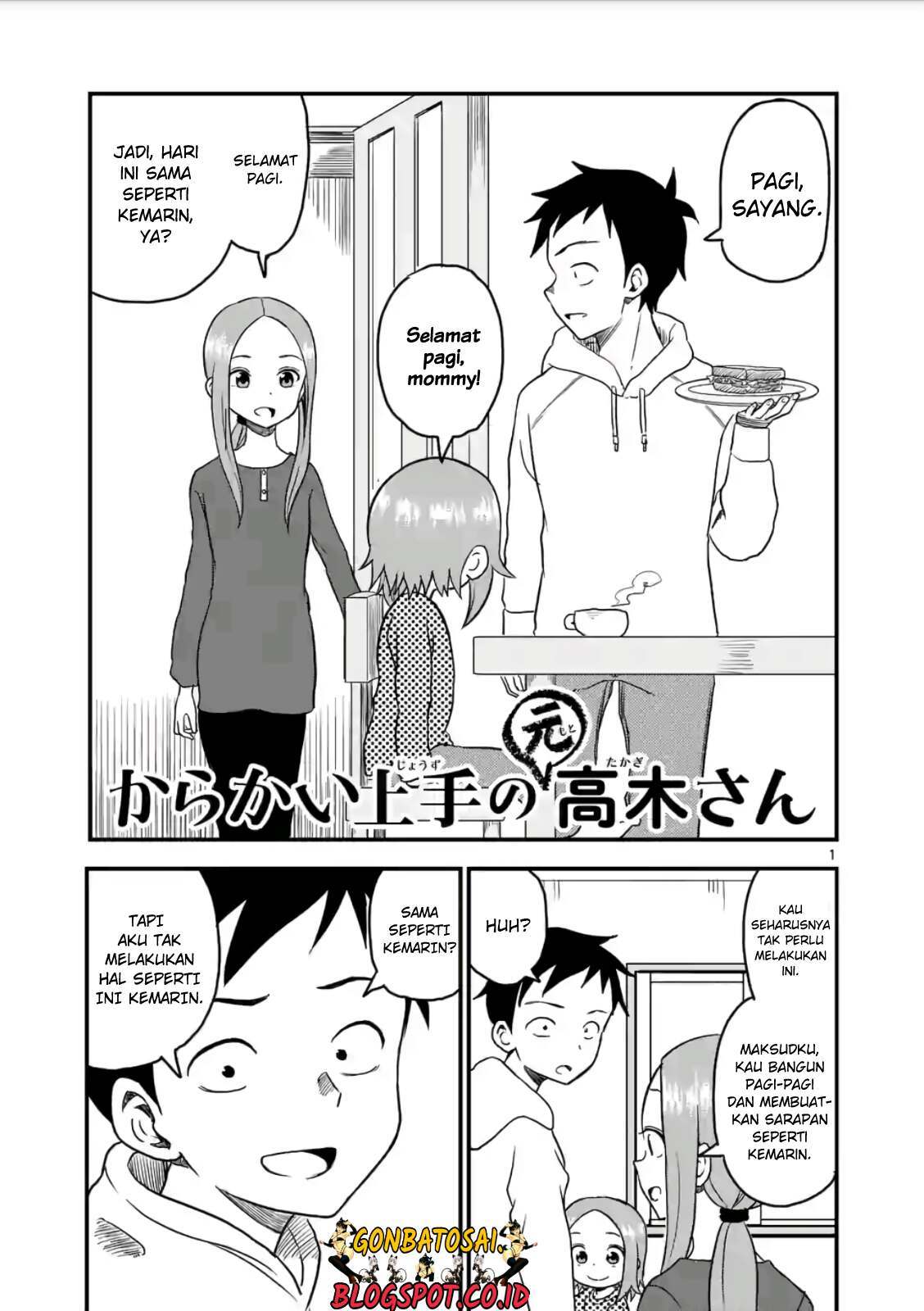 Baca Manga Karakai Jouzu no (Moto) Takagi-san Chapter 19 Gambar 2