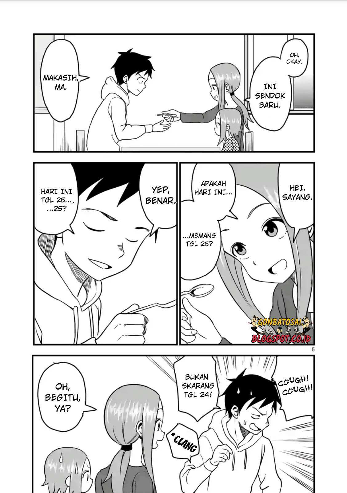 Karakai Jouzu no (Moto) Takagi-san Chapter 19 Gambar 6