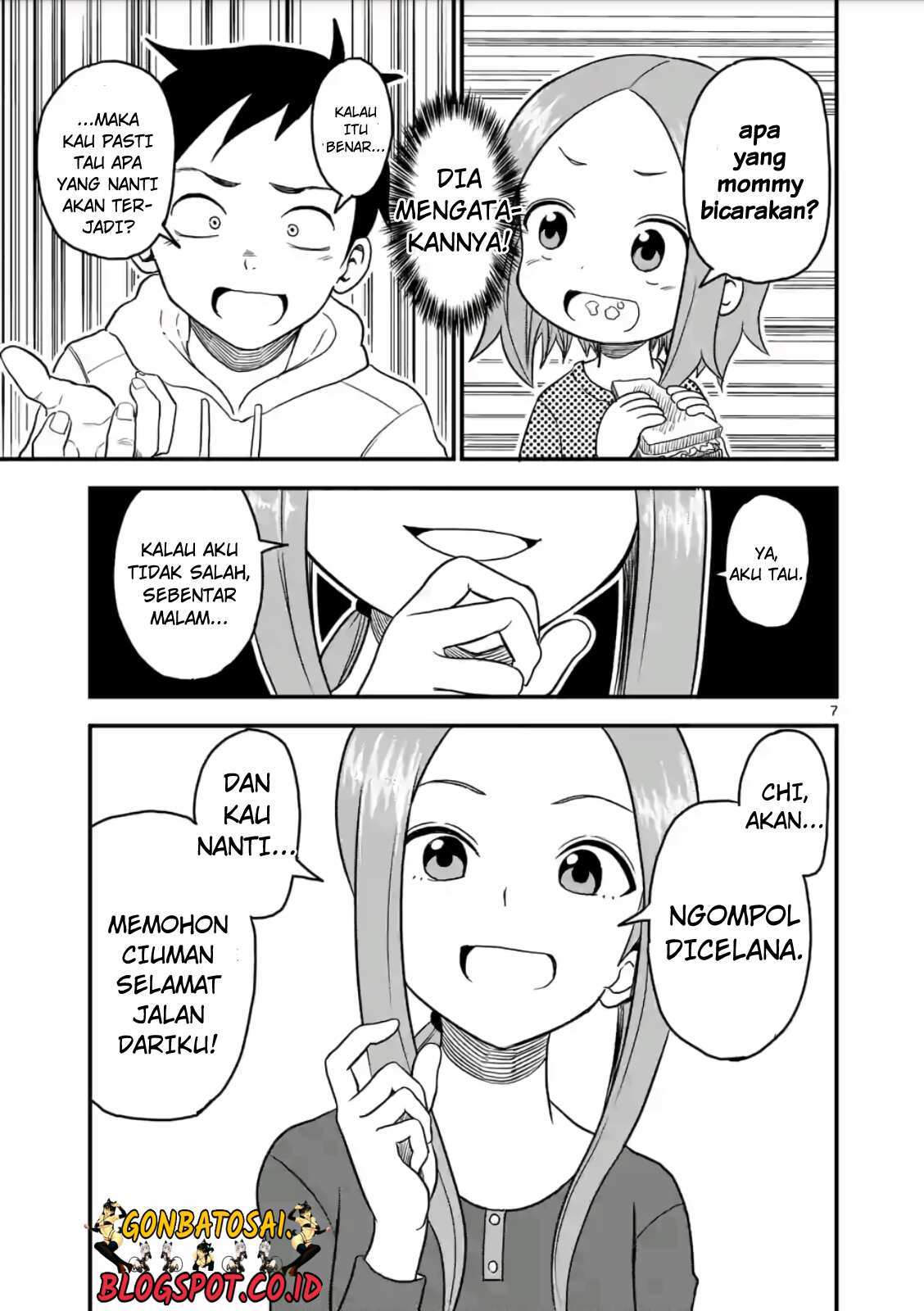 Karakai Jouzu no (Moto) Takagi-san Chapter 19 Gambar 8