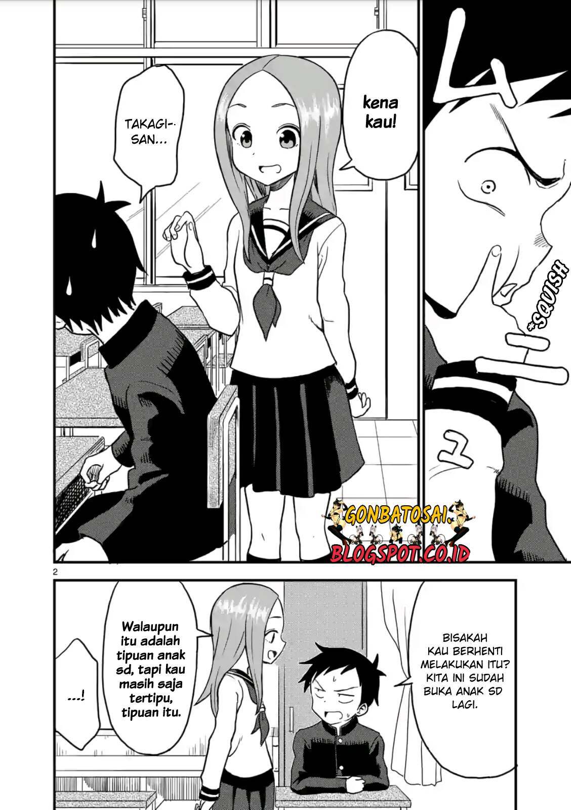 Karakai Jouzu no (Moto) Takagi-san Chapter 18 Gambar 3