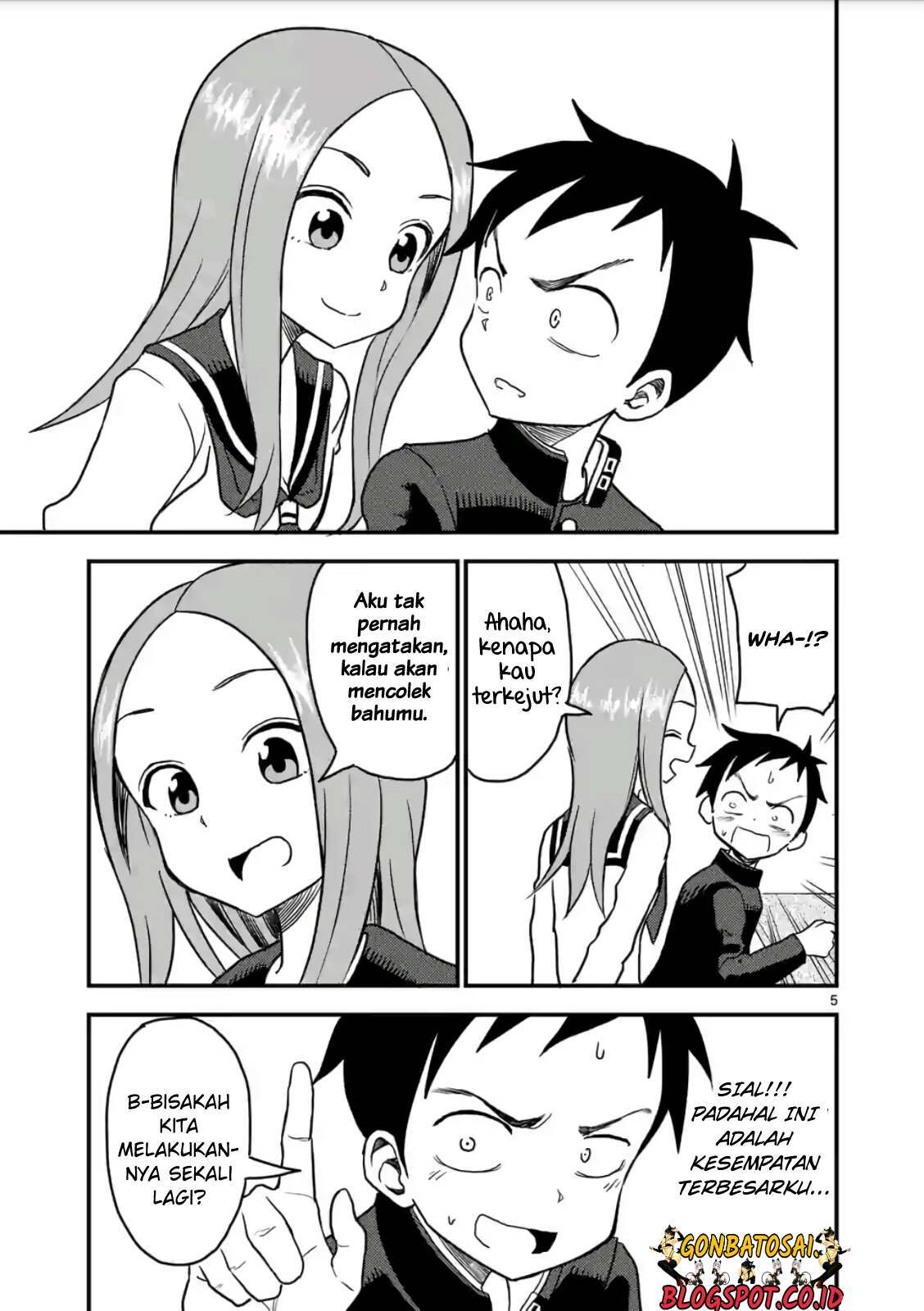 Karakai Jouzu no (Moto) Takagi-san Chapter 18 Gambar 6